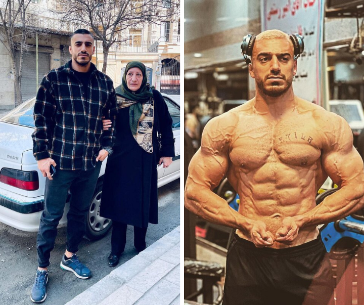 Reza Olfati Kurdish body builder Iran