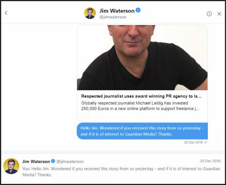 Michael Leidig Jim Waterson DM